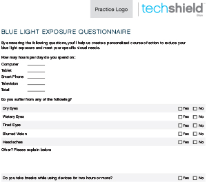 Blue Light Patient Questionnaire
